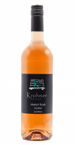 2022 Merlot Rosé trocken 0,75 L ► KROHMER