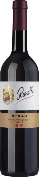 Rienth ► Syrah trocken "im Holzfass gereift" 0,75 L