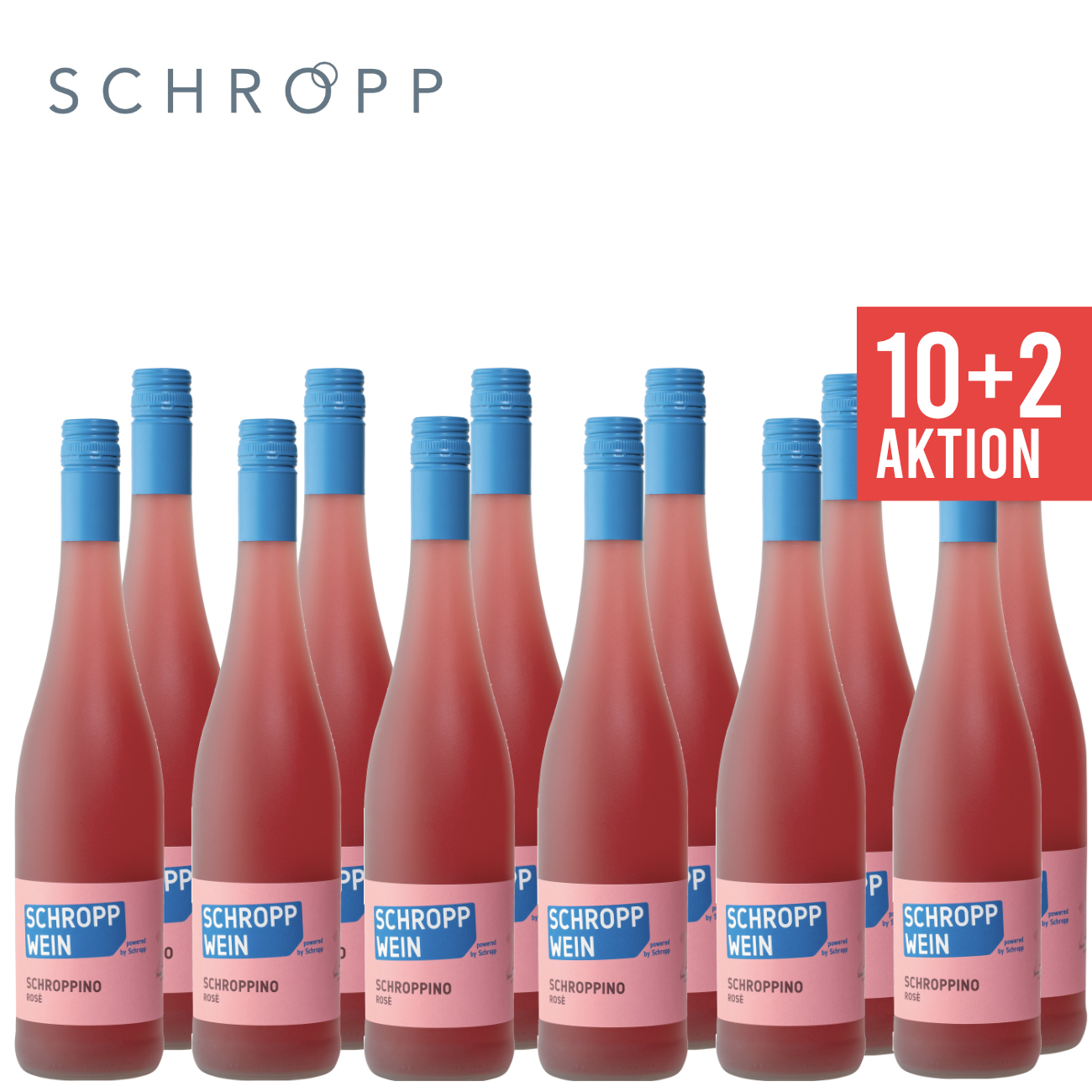 10+2 SCHROPPINO Rosé 0,75 L lieblich ► SCHROPP ★ ANGEBOT