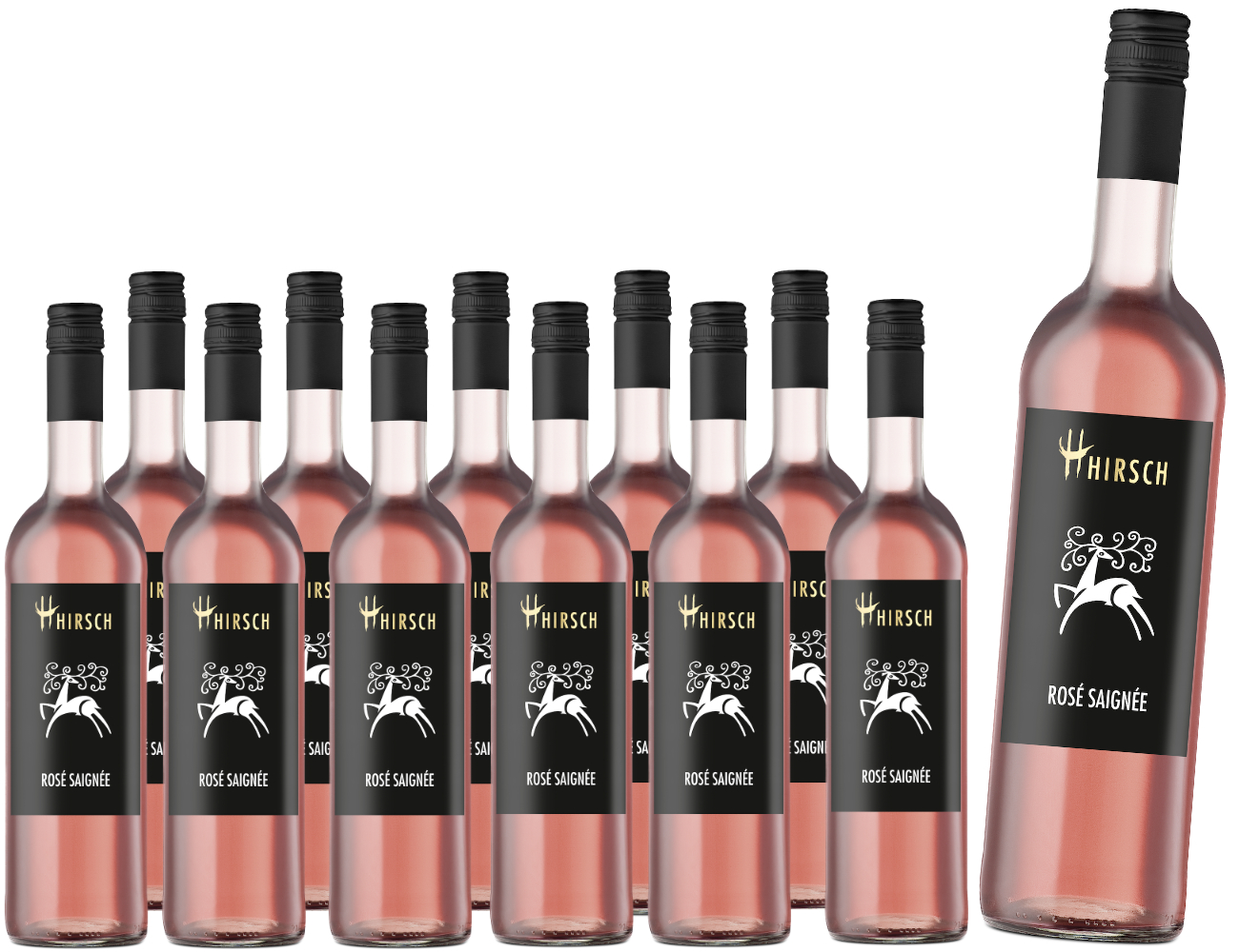 11+1 Rosé Saignée trocken 0,75 L Weinpaket ► Hirsch ★ Top-Preis