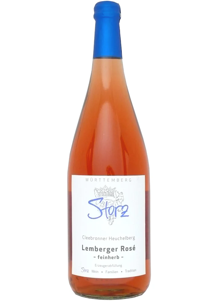 2023 Lemberger Rosé feinherb Cleebronner Heuchelberg 1,0 L - Storz