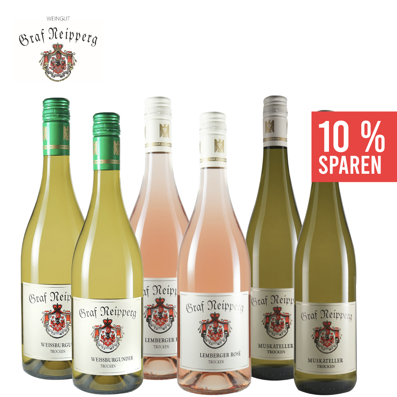 Adliger Sommer 6 x 0,75 L ► Graf Neipperg ★ Weinpaket