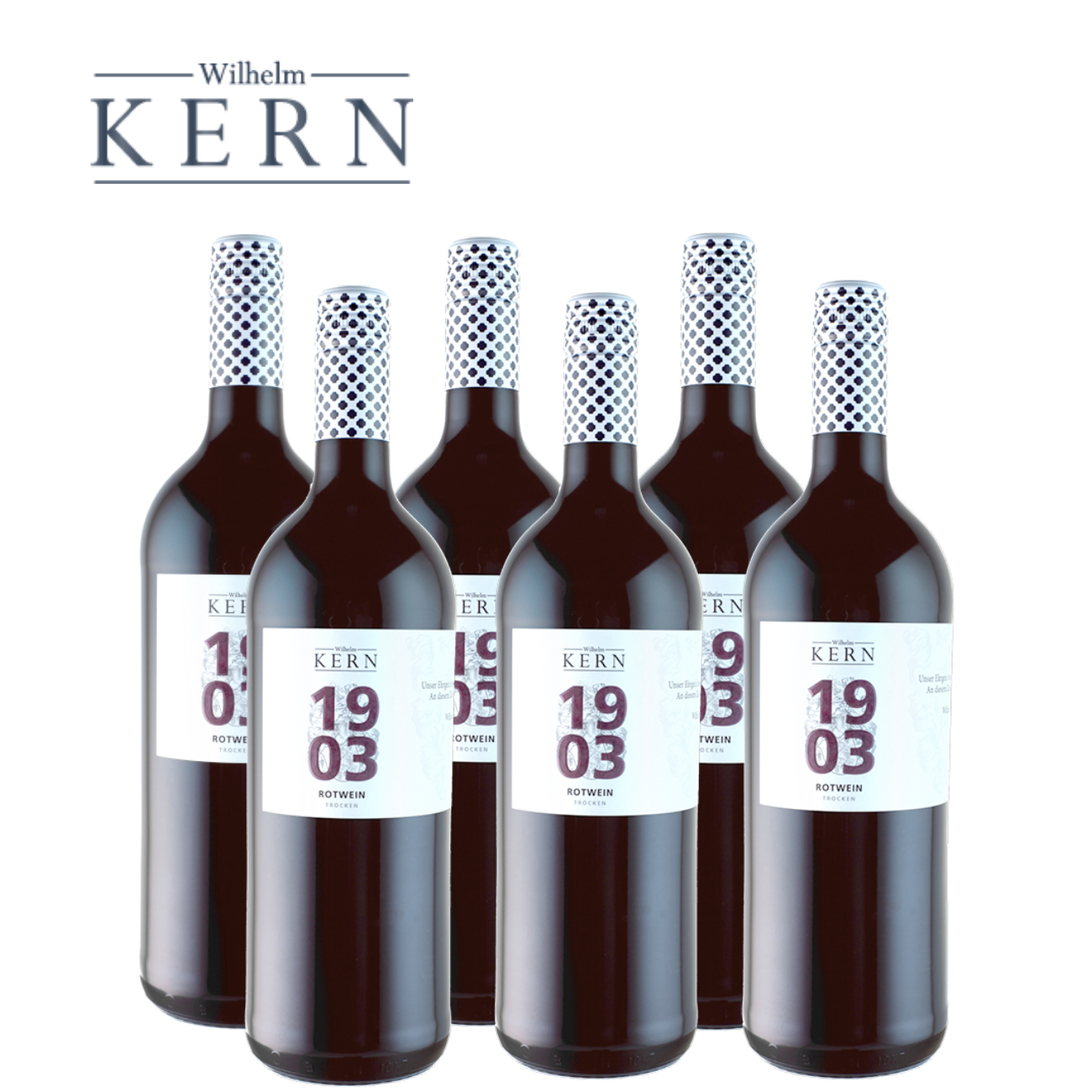 Rotwein "1903" trocken 6 x 1,0 L ► Wilhelm Kern | WW