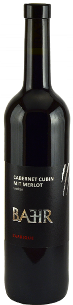 Baehr ► Cabernet Cubin mit Merlot trocken "Barrique" 0,75 L