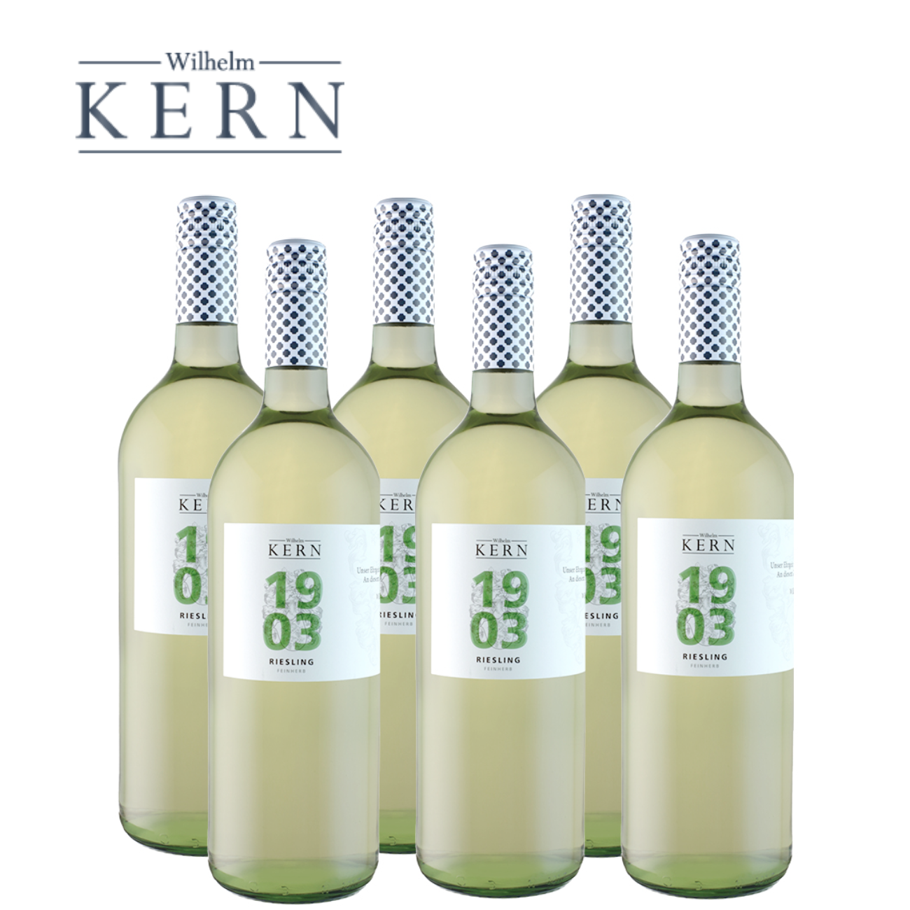 6 x Riesling "1903"  feinherb 1,0 L ► Wilhelm Kern | WW