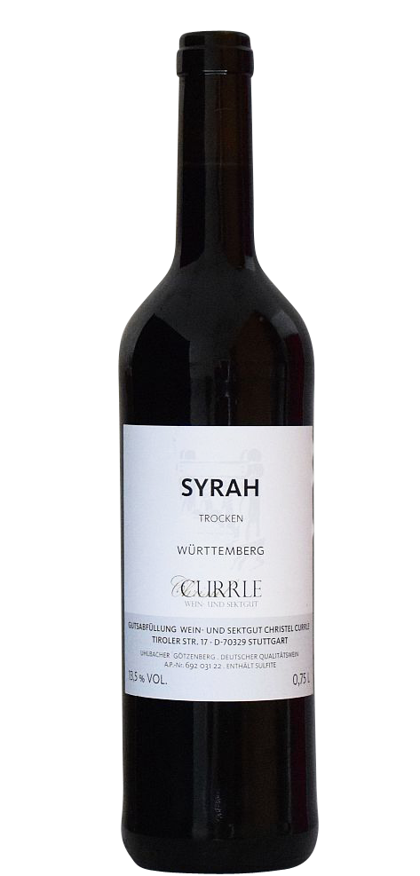 Weingut Christel Currle Syrah trocken 0,75 L Württemberg