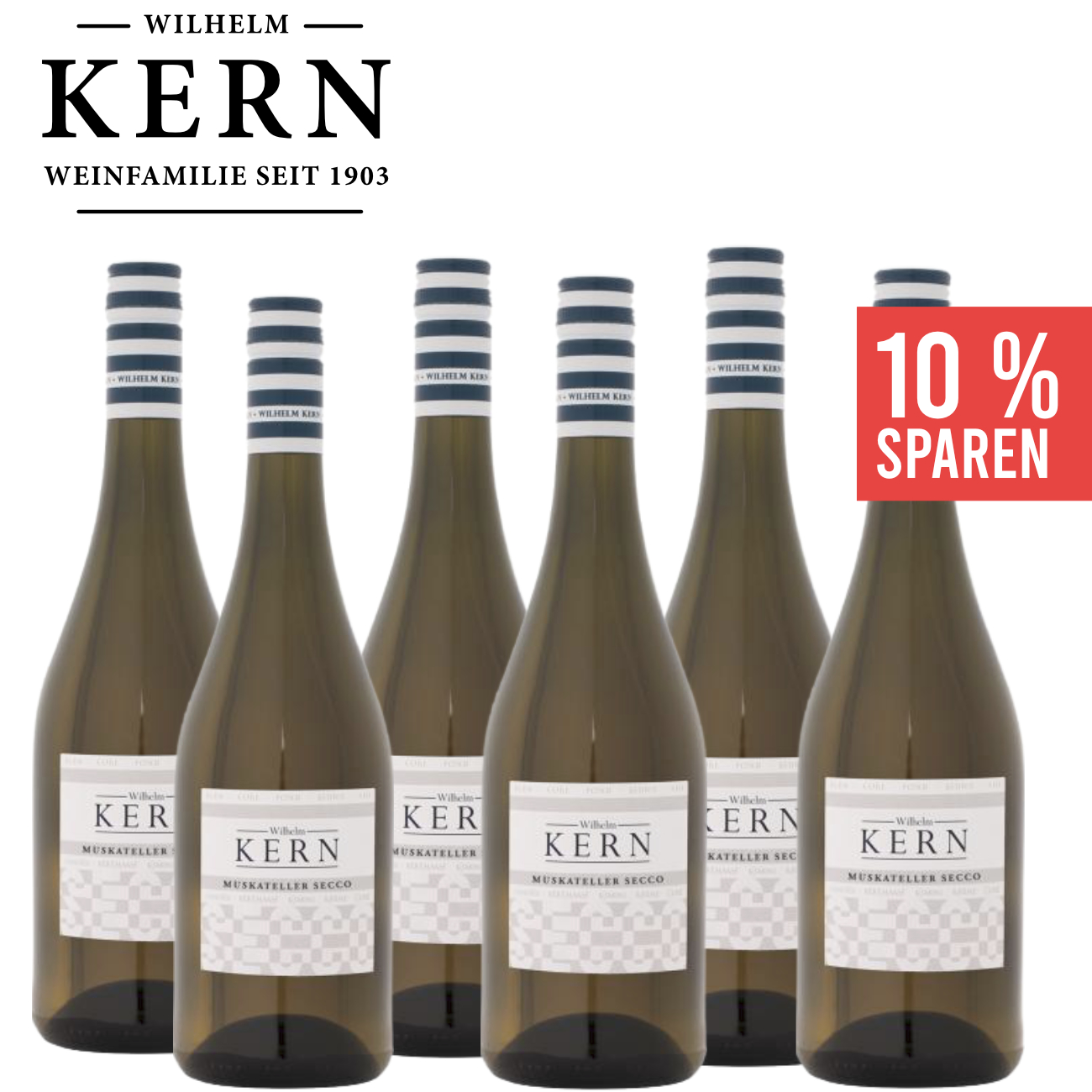 Wilhelm Kern►  6 x Muskateller Secco "Streif" 0,75 L Paket