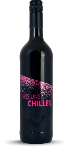 "Lass uns Chillen" Rotwein 0,75 L ► Gaufer | WW