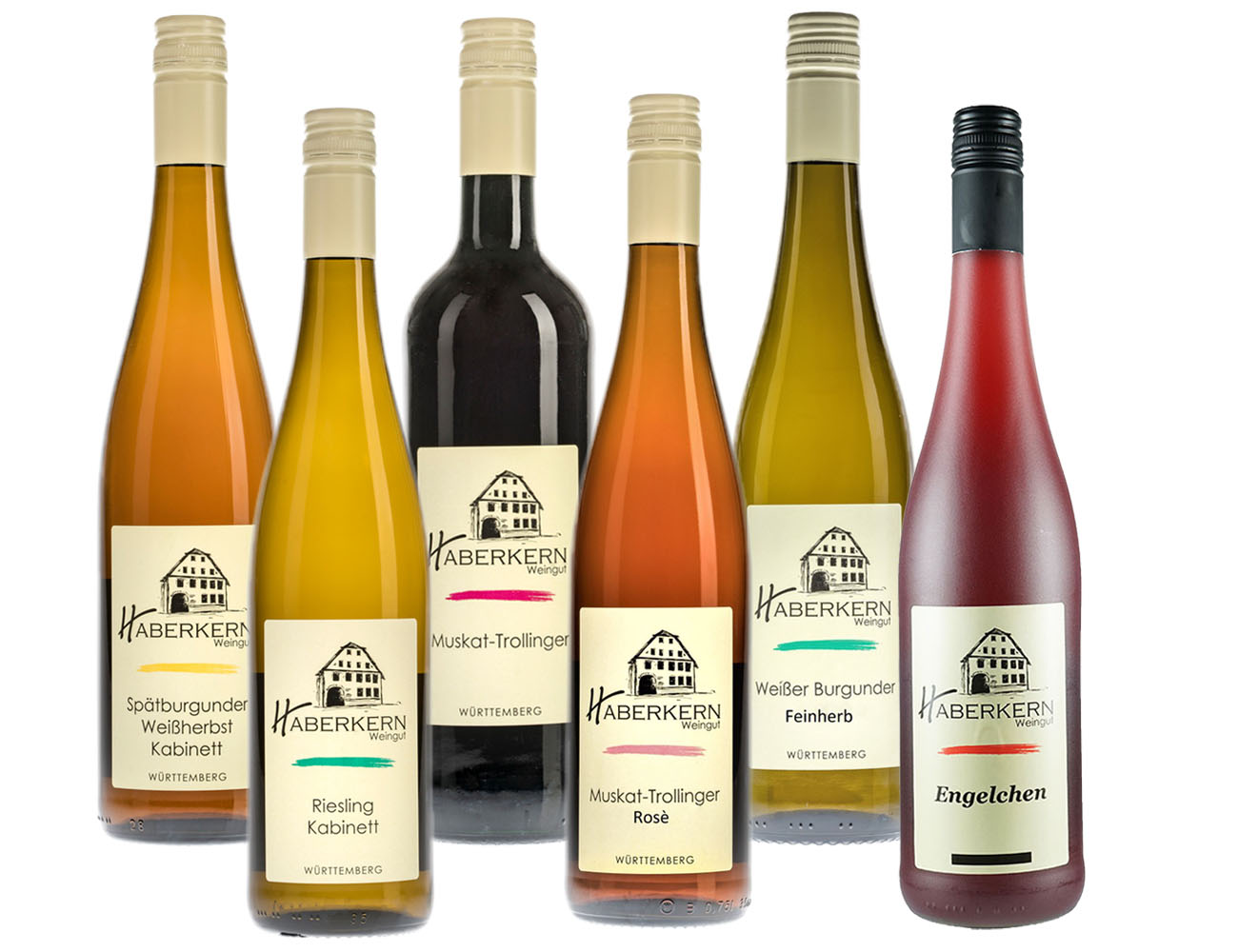 Probierpaket fruchtig - 6 x 0,75 L - Weingut Haberkern