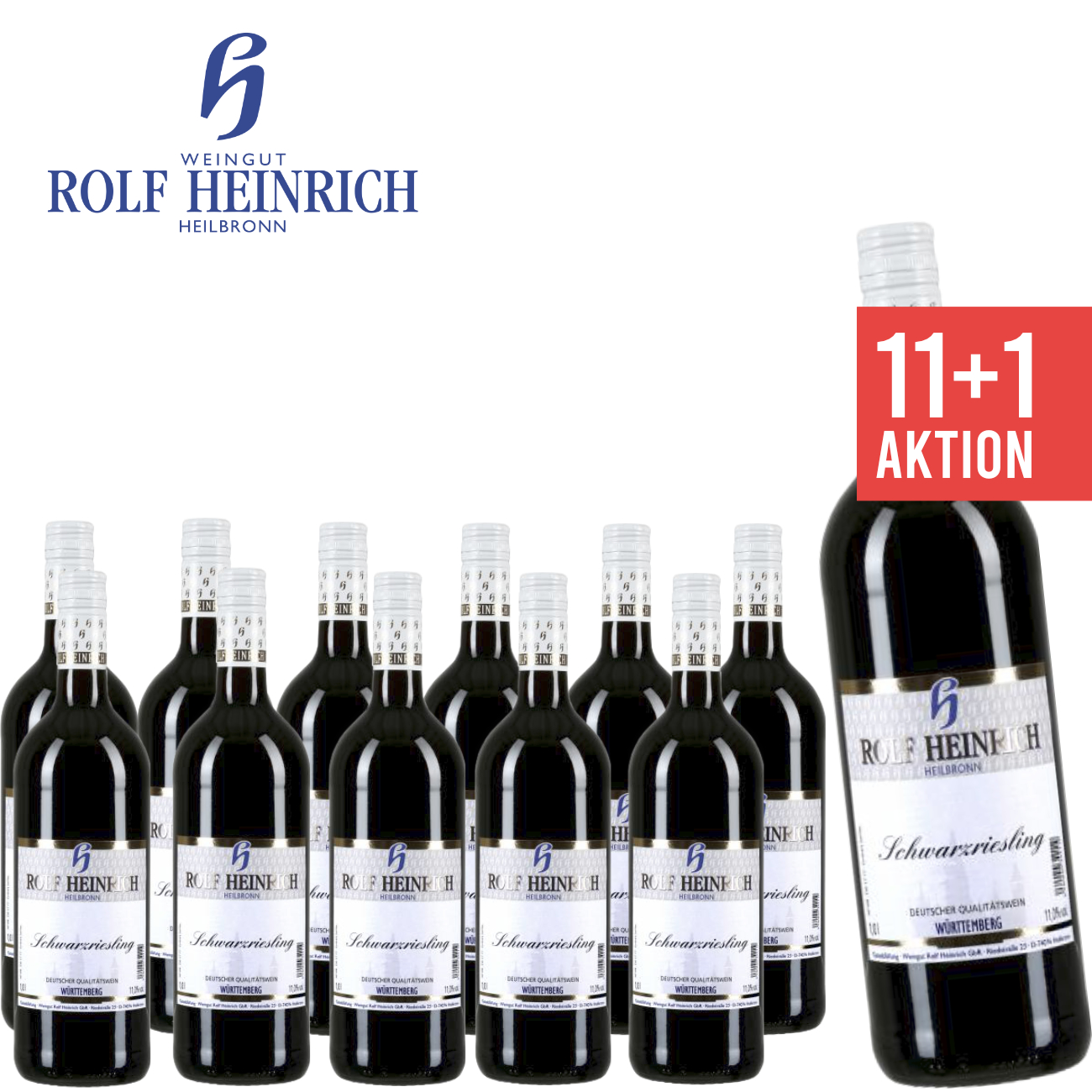 11+1 Schwarzriesling 1,0 L Angebot ► ROLF HEINRICH