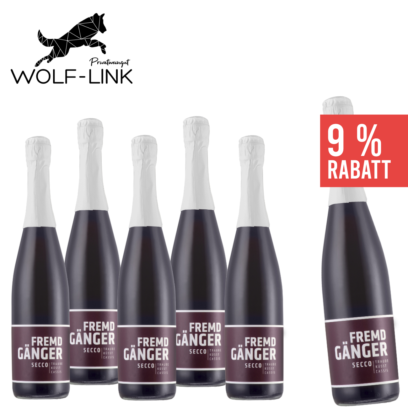 6 x "Fremdgänger" Traube & Cassis 0,75 L ☆ Paket