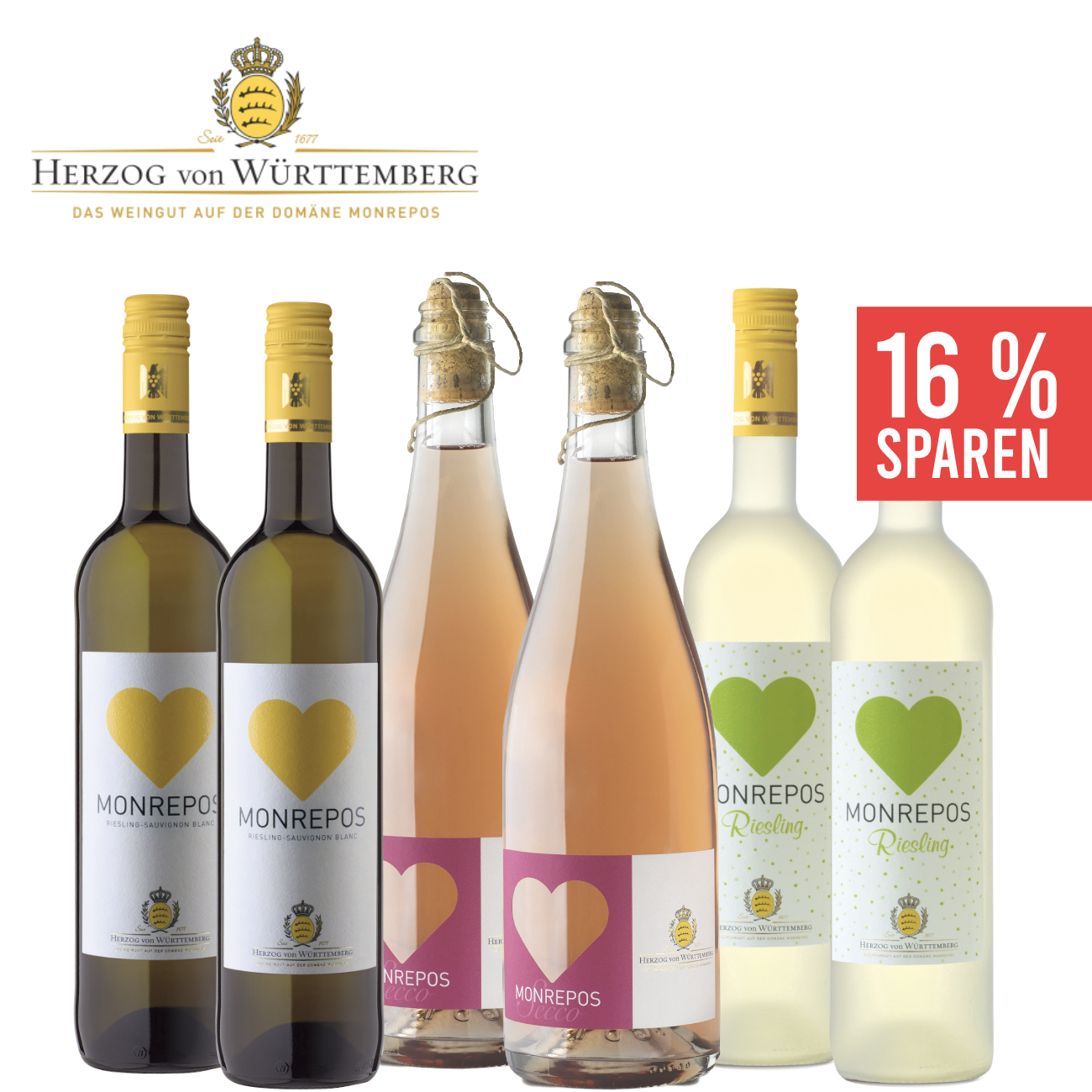 "Monrepos" Weinpaket 6 x 0,75 L ► HvW