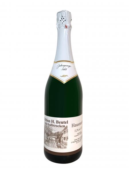 Sekt weiss halbtrocken 0,75 L HAUSMARKE - Edition H. Beutel