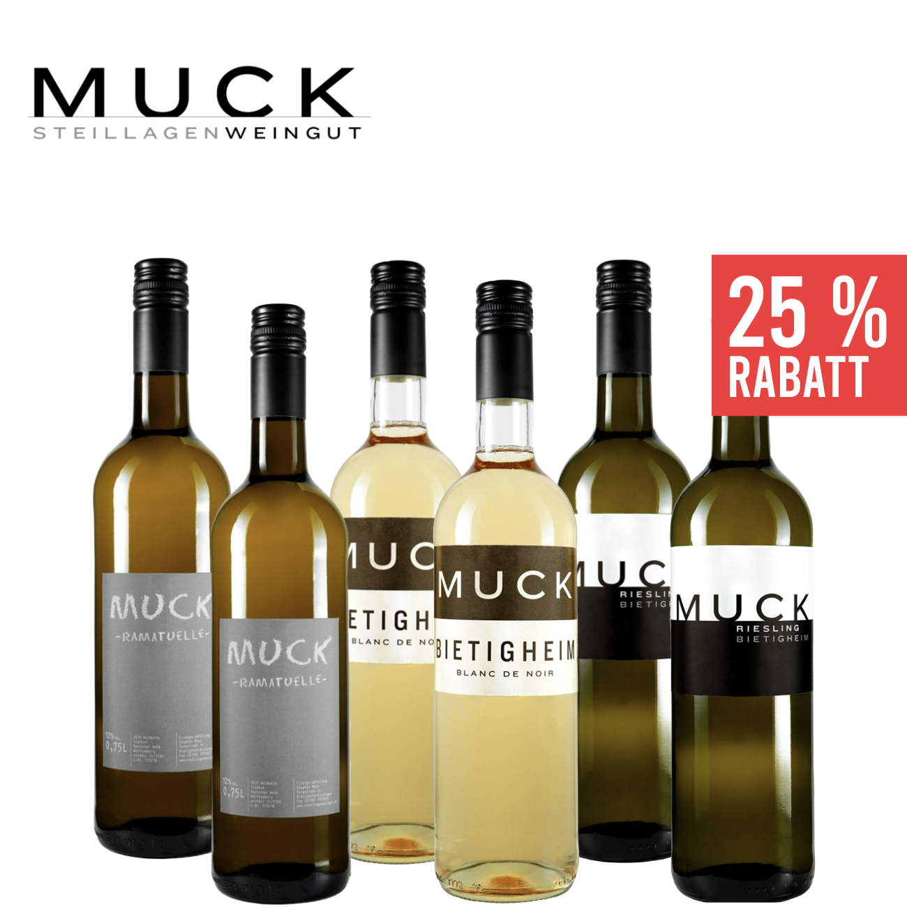 Muck ► Wein-Paket weiss 6 x 0,75 L