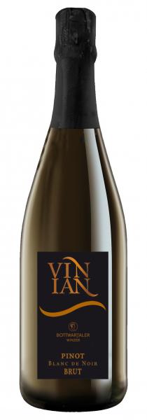 2020 VINIAN Sekt brut Pinot Blanc de Noir 0,75 L - Bottwartaler Winzer