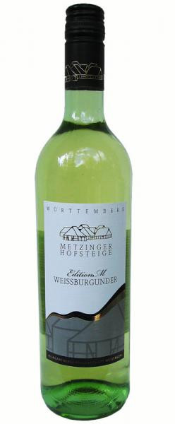 Weißburgunder feinherb 0,75 L Edition M - Metzinger Hofsteige