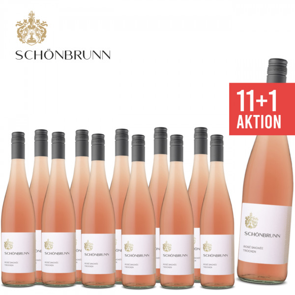 12 x Rosé Saignée trocken 0,75 L ► Schönbrunn ★ Angebot