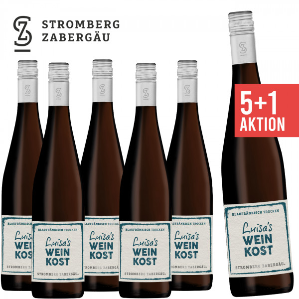 6 x "Luisa´s Weinkost" Blaufränkisch trocken 0,75 L ► WG SZ