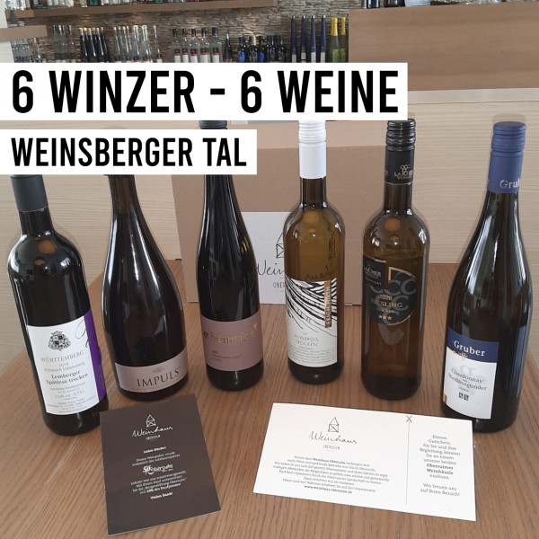 ★ 6 Winzer 6 Weine - Weinpaket ► WEINSBERGER TAL | WW