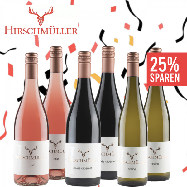 Hirschmüller ► EM-Weinpaket 6 x 0,75 L ☆ Paket