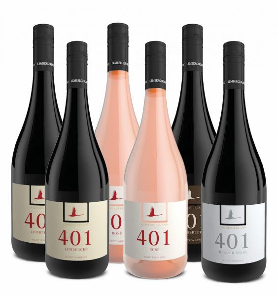 401 Weinpaket 6 x 0,75 L Steillagenweine - Lembergerland