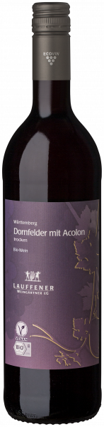 2021 Dornfelder mit Acolon trocken 0,75 L Biowein & Vegan - Lauffener Weingär...