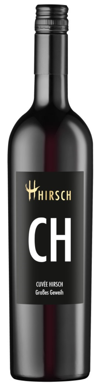 CH Cuvée Hirsch Rotwein trocken "Großes Geweih" 0,75 L - Christian Hirsch