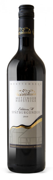 Spätburgunder halbtrocken 0,75 L Edition M - Metzinger Hofsteige