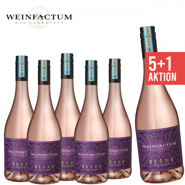5+1 Rosé Secco 0,75 L ► Weinfactum | WW ★ Angebot