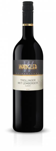Weinkellerei Wangler Trollinger mit Lemberger 2022 Classic 0,75 L - Rotwein, Qualitätswein, Württemberg