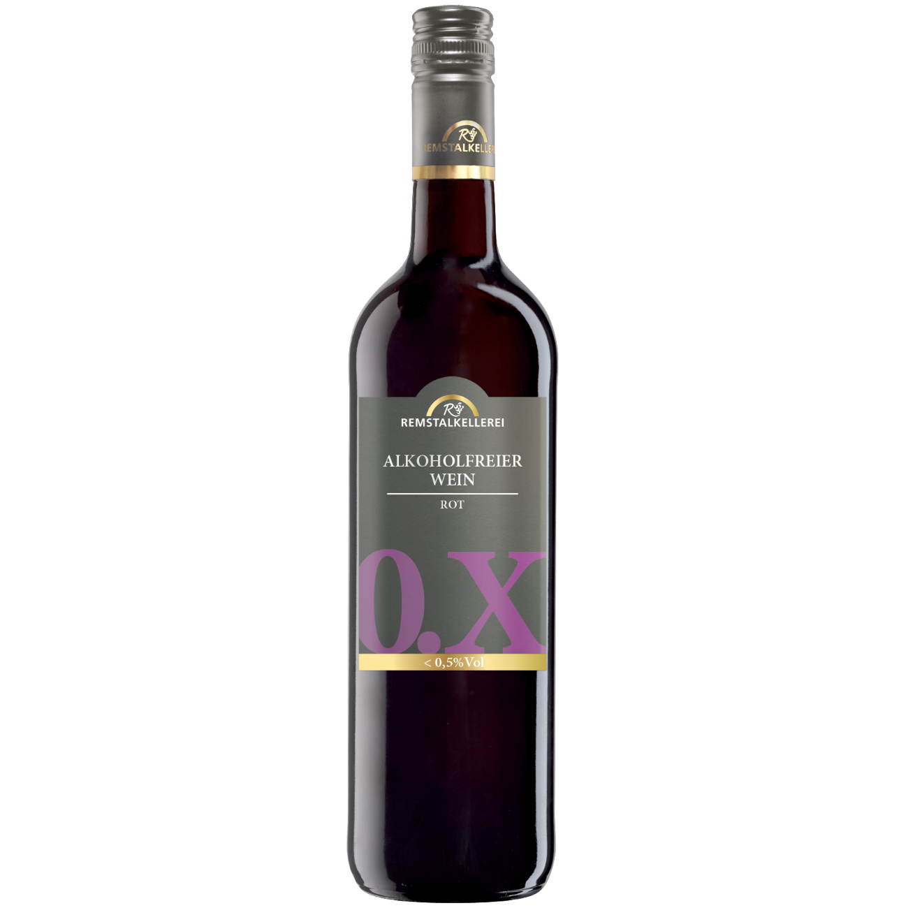 0.X Alkoholfreier Wein Rot 0,75 L - Remstalkellerei