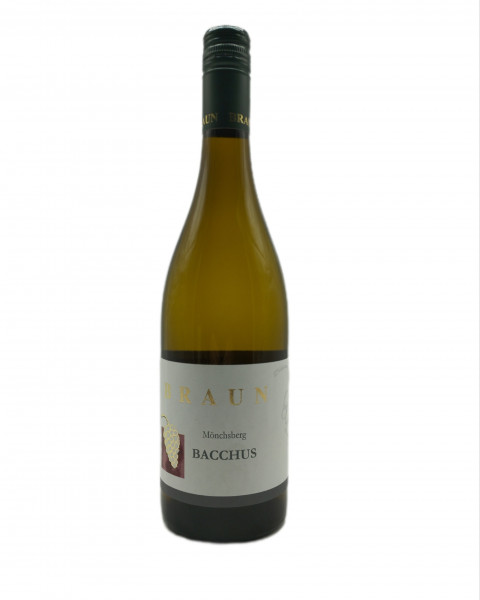 Weingut Braun ► Bacchus "Mönchsberg" 0,75 L Weißwein, halbtrocken