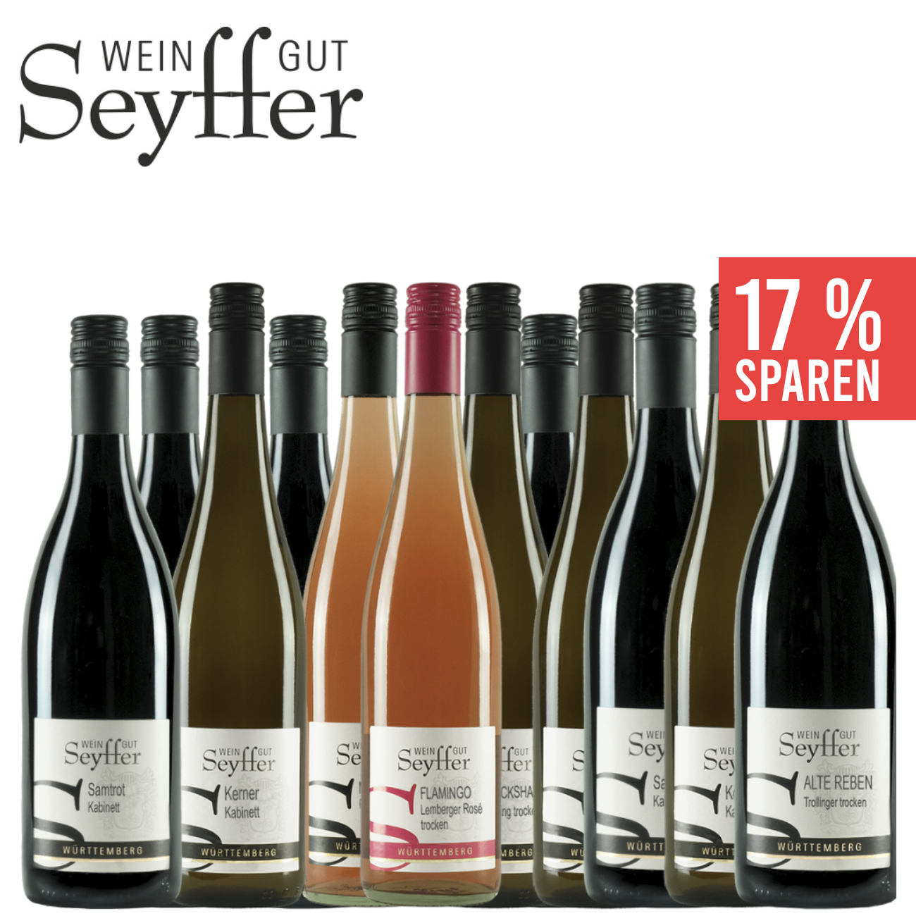 Seyffer´s Weinpaket 12 x 0,75 L - Weingut Seyffer