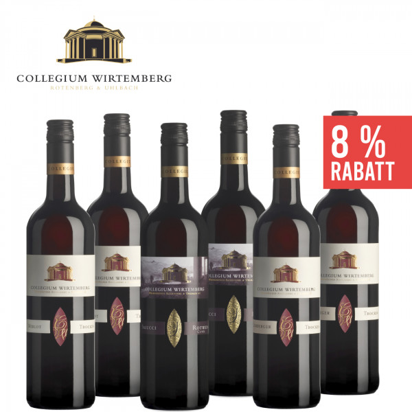 ROTWEIN-LIEBE 6 x 0,75 L Weinpaket ► Collegium