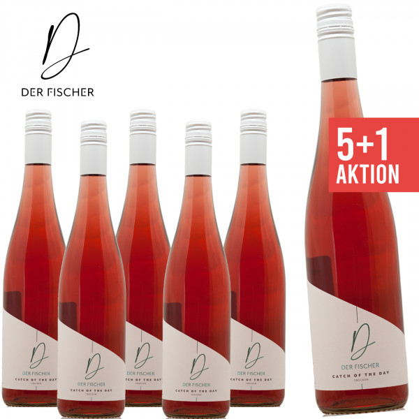 5+1 Rosé trocken 0,75 L Catch of the Day - Der Fischer