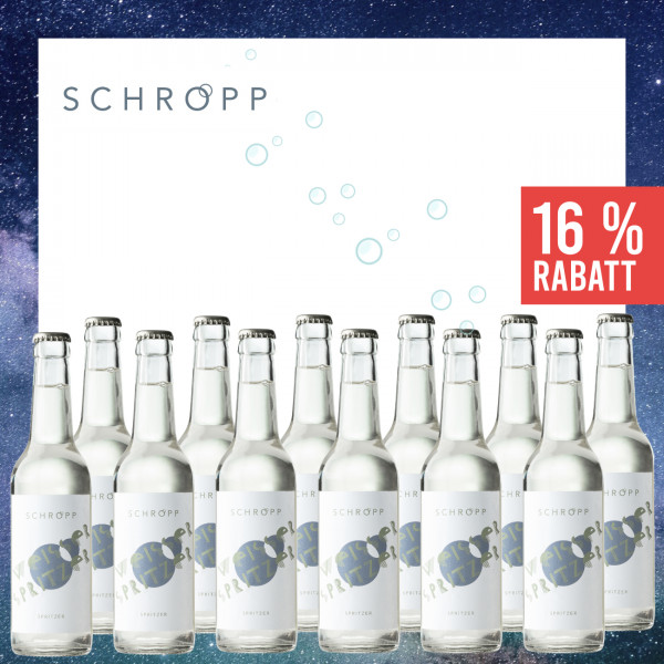 12 x Weisser Spritzer 0,33 L Weinschorle ► SCHROPP