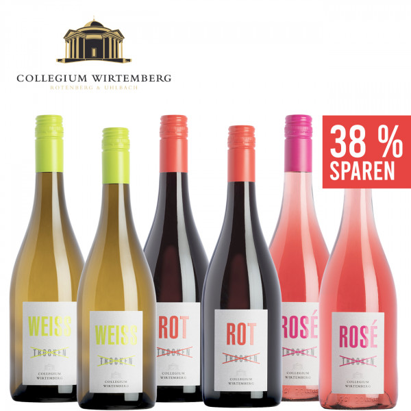 Collegium Wirtemberg ► "Nicht trocken" 6 x 0,75 L liebliche Weine