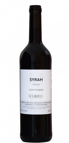 Weingut Christel Currle Syrah trocken 0,75 L Württemberg
