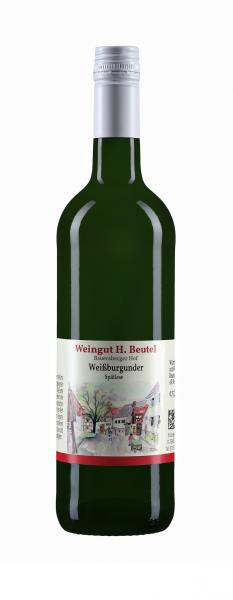 Weißburgunder trocken Spätlese 0,75 L ► Weingut H. Beutel