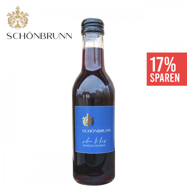 Weingut Schönbrunn ► Glühwein rot 0,25 L schön & heiß
