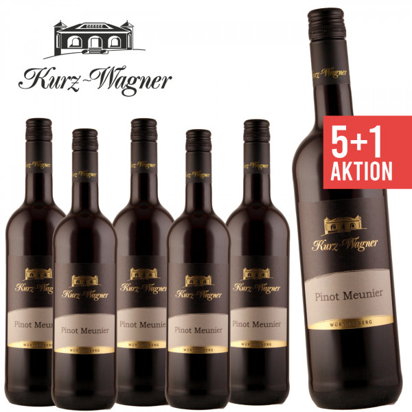 Weingut Kurz-Wagner ► 6 x Pinot Meunier 0,75 L Rotwein