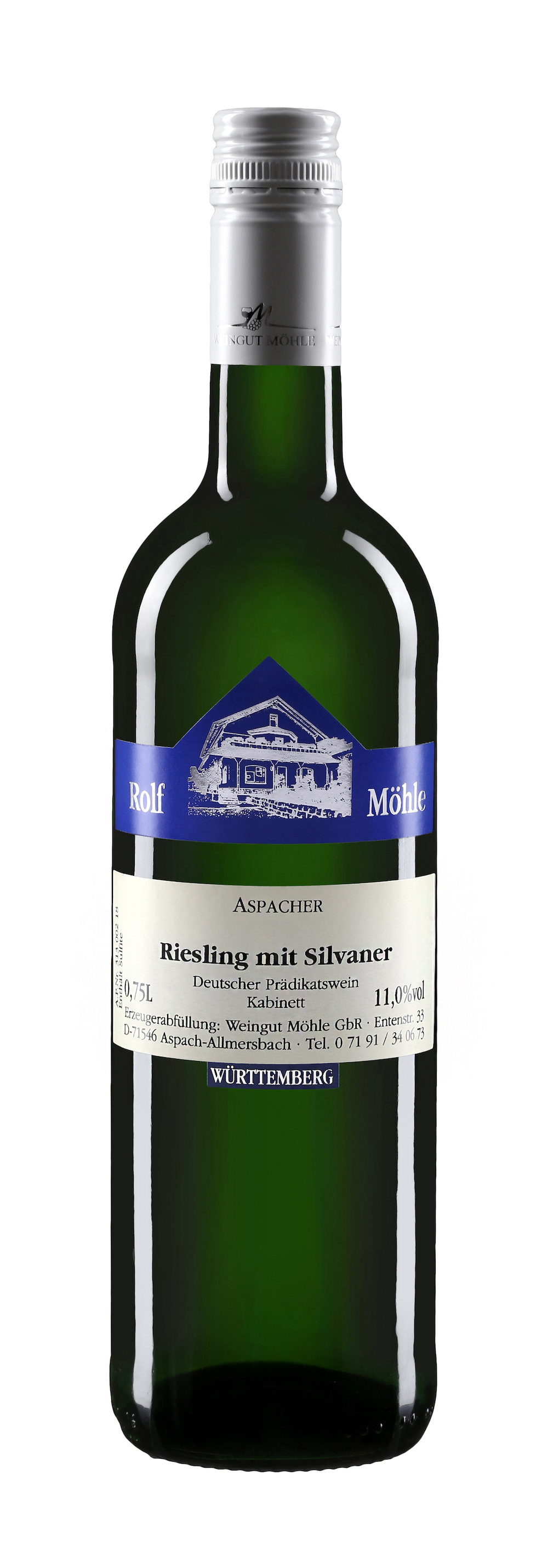2023 Riesling mit Silvaner Spätlese 0,75 L - Weingut Möhle