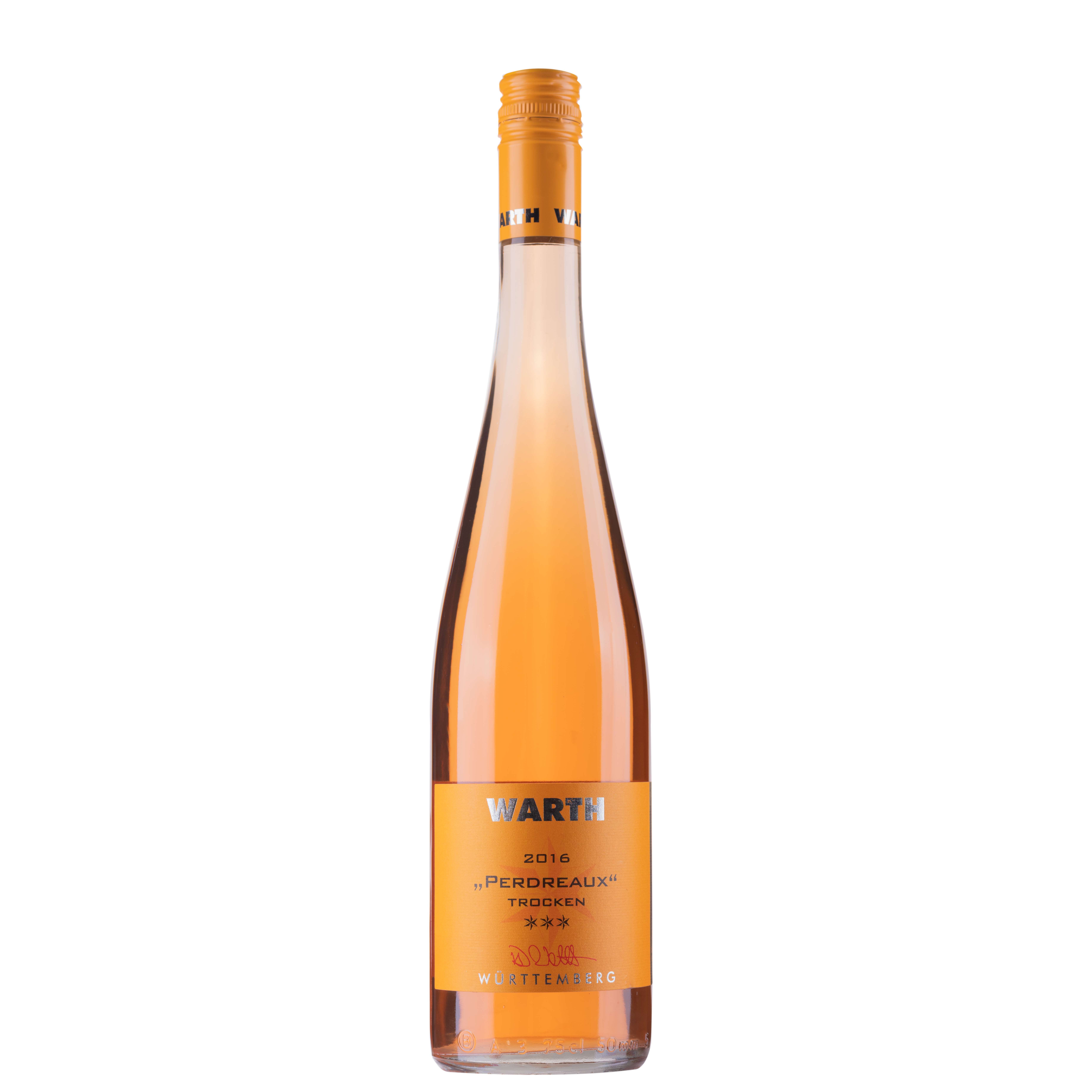 2018 "Perdreaux" trocken Rosé 0,75 L - Weingut WARTH