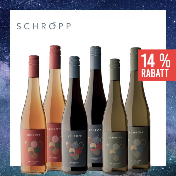 KELLERKOMET 6 x 0,75 L Weinpaket ► SCHROPP