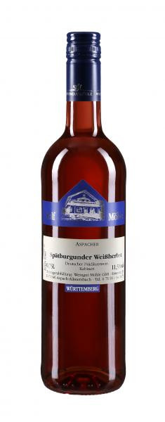 2019 Aspacher Spätburgunder Rosé Spätlese 0,75 L lieblich - Weingut Möhle