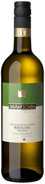 GRANTSCHEN Riesling trocken 0,75 L Grantschener Wildenberg Weisswein, Württemberger Wein