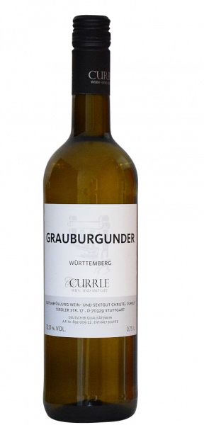 Weingut Christel Currle Grauburgunder 0,75 L Württemberg