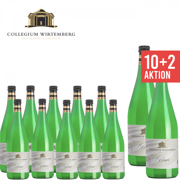Collegium Wirtemberg ► 12 x Kerner 1,0 L Weißwein, lieblich