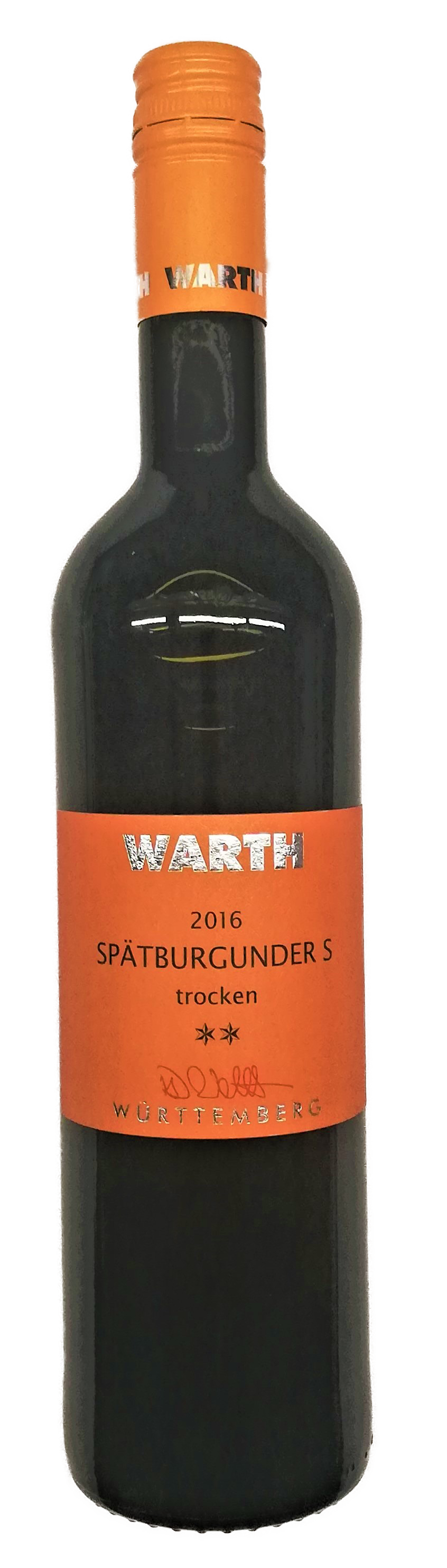 2017 Spätburgunder S trocken ** 0,75 L - Weingut WARTH