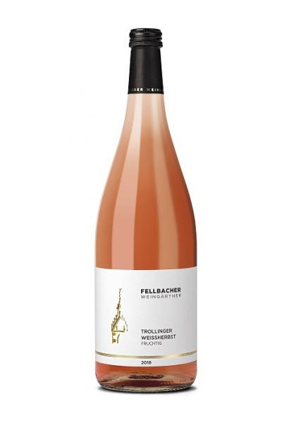 Fellbacher Weingärtner Trollinger Weissherbst fruchtig 1,0 L Qualitätswein, Literflasche, Erzeugerabfüllung, Württemberger Wein